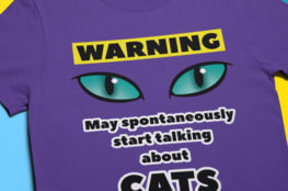Cat Tshirt - May Spontaneously Start Talking About Cats